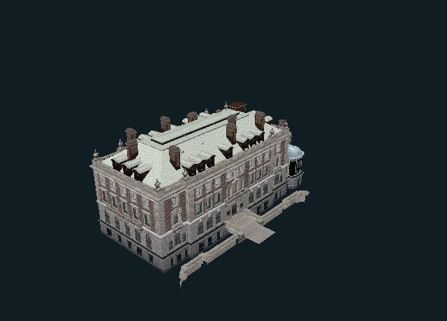 Carnegie Mansion: Exterior model preview