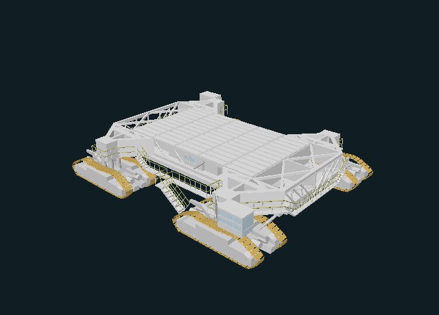 NASA crawler-transporter model preview