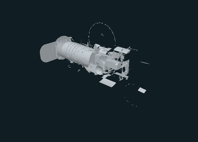 Hubble Space Telescope (B) model preview