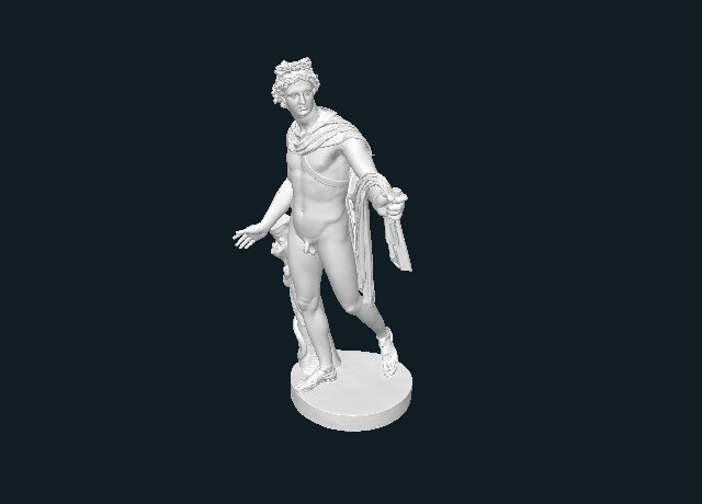 Apollo Belvedere, scan of plaster cast KAS353 model preview