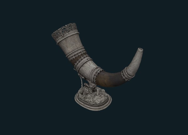 Horn of the Salt Diggers Brotherhood of Wieliczka model preview