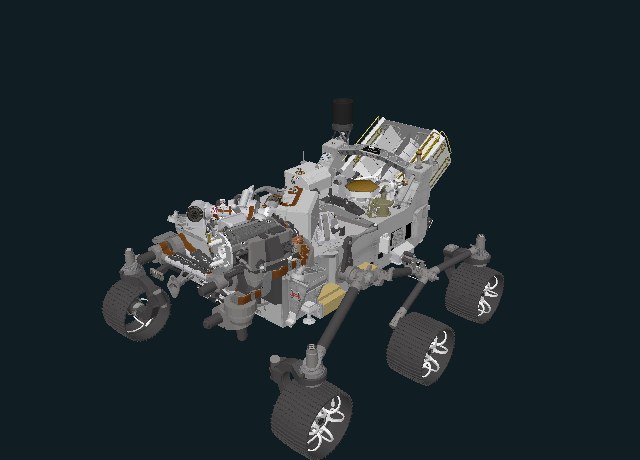 Mars 2020 Perseverance rover model preview