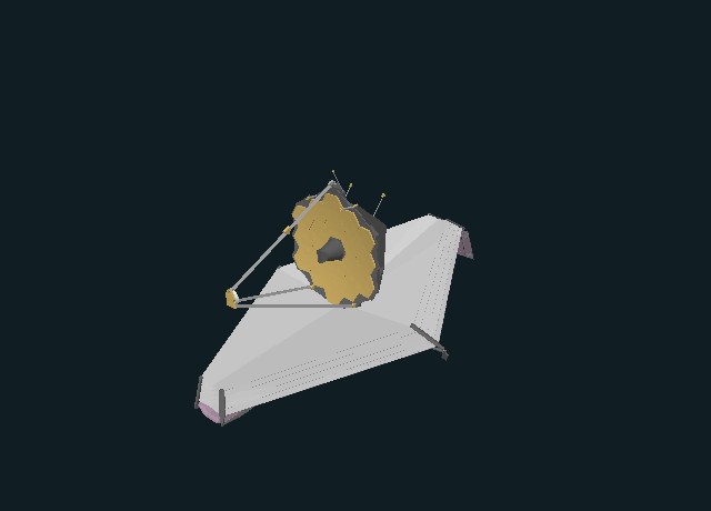 James Webb Space Telescope (B) model preview